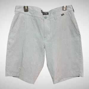 Travis Mathew Shorts Mens 34 Solid Blue Chino Golf Pre Owned
